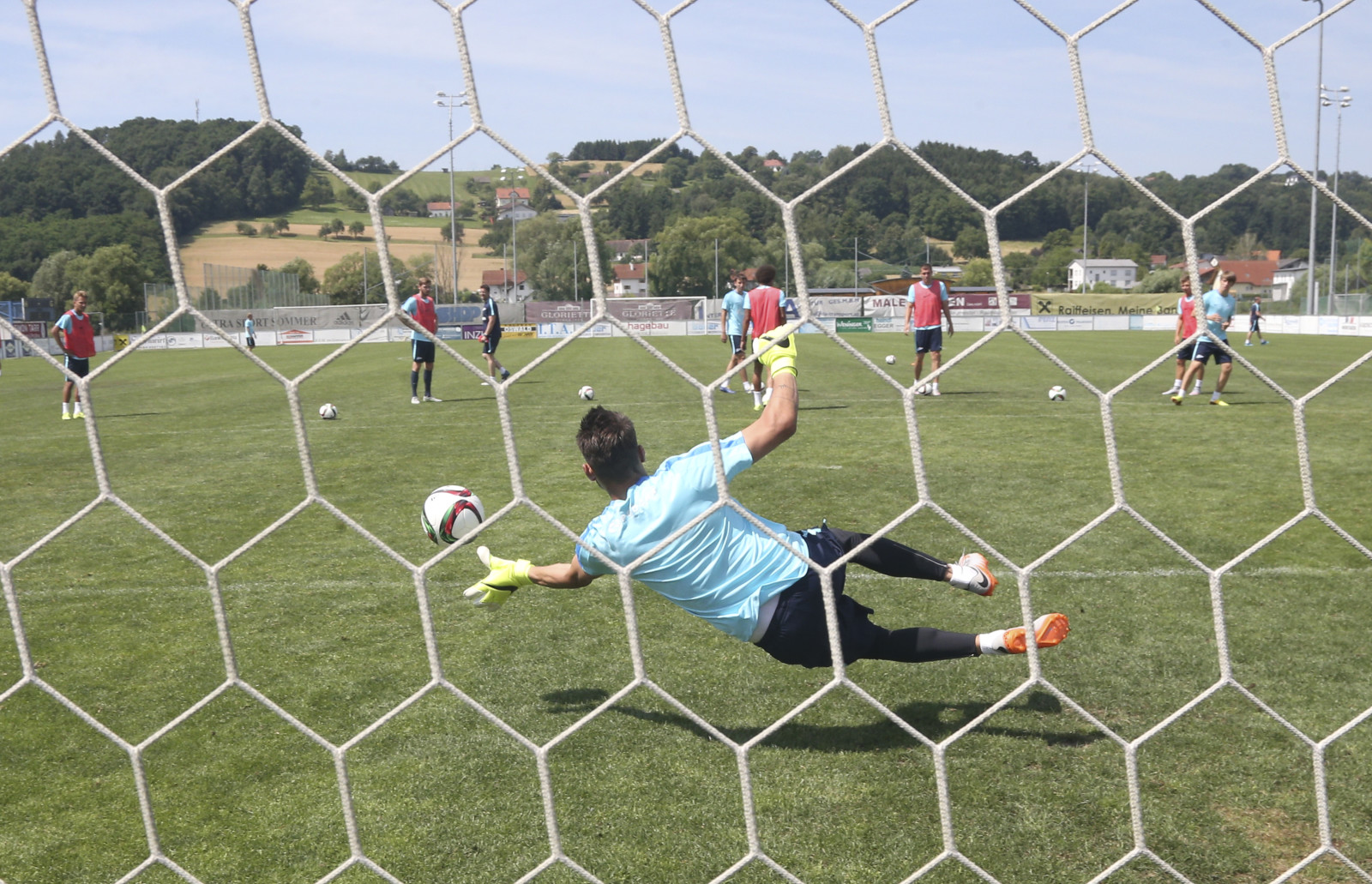 Сборы в Австрии: 5 июля, утренняя тренировка