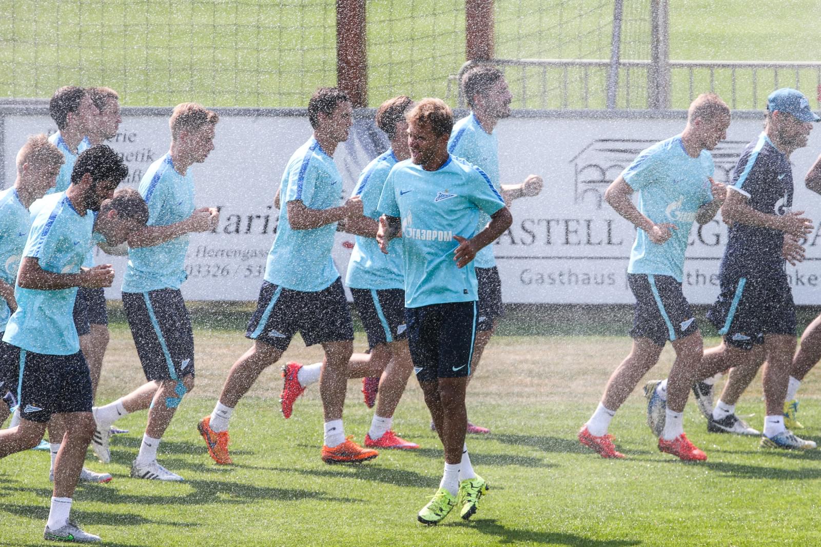 Сборы в Австрии: 6 июля, утренняя тренировка