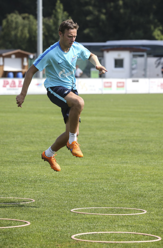 Сборы в Австрии: 6 июля, утренняя тренировка