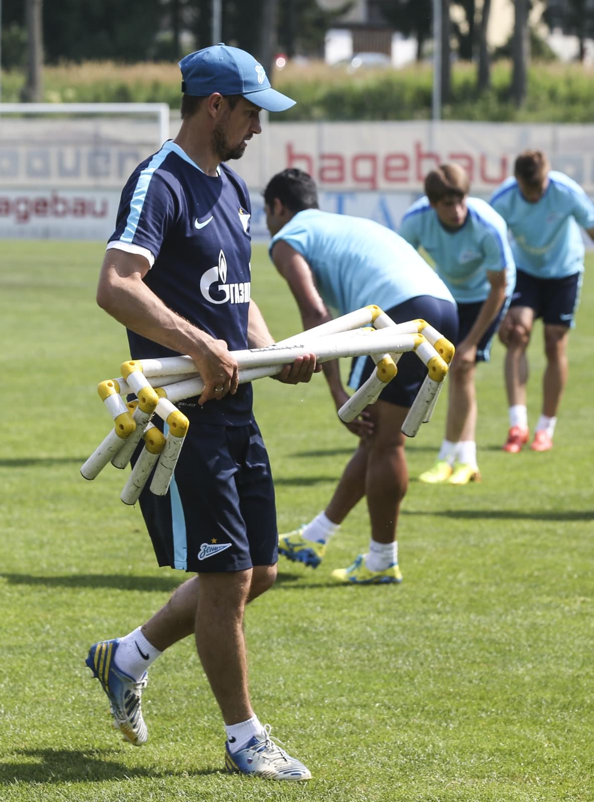 Сборы в Австрии: 6 июля, утренняя тренировка