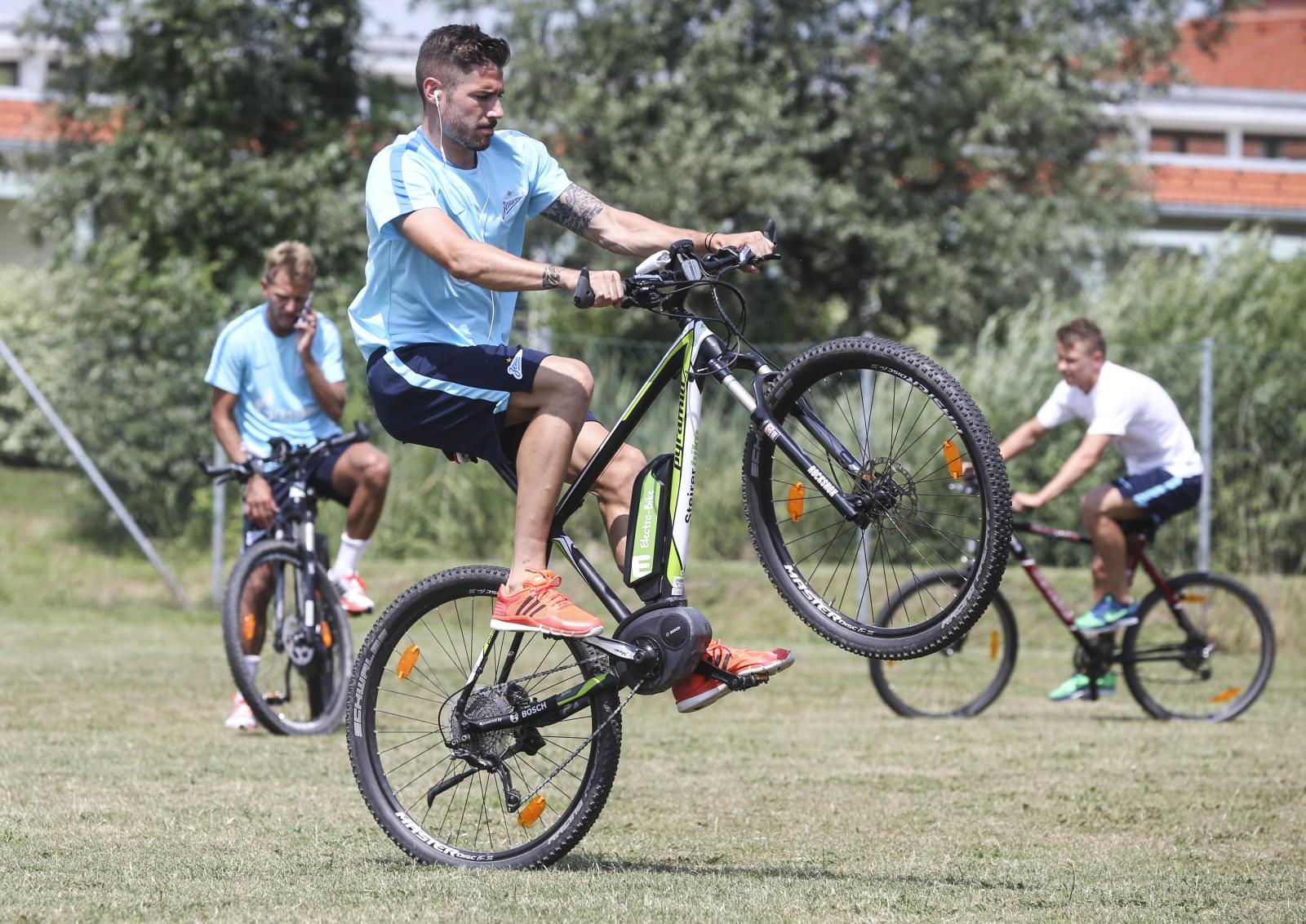 Сборы в Австрии: 6 июля, утренняя тренировка