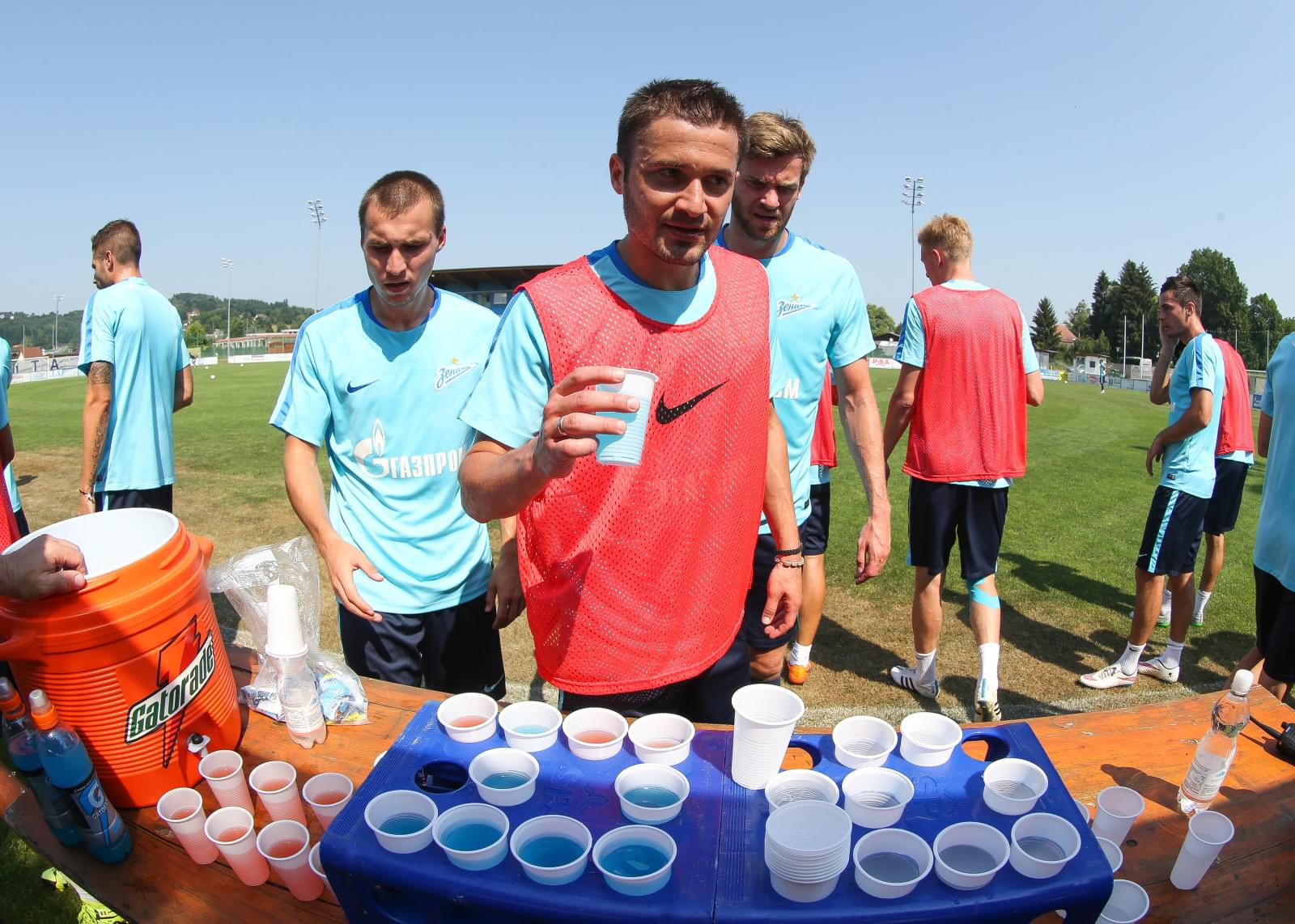 Сборы в Австрии: 2 июля, утренняя тренировка