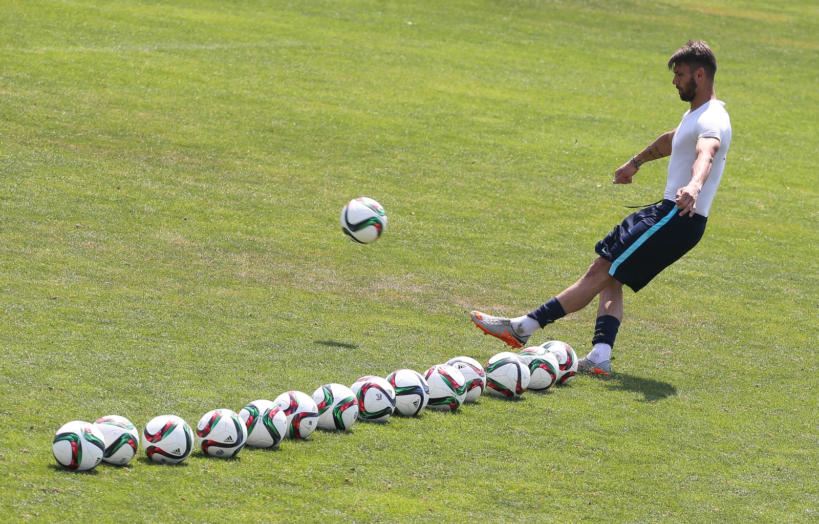 Сборы в Австрии: 2 июля, утренняя тренировка