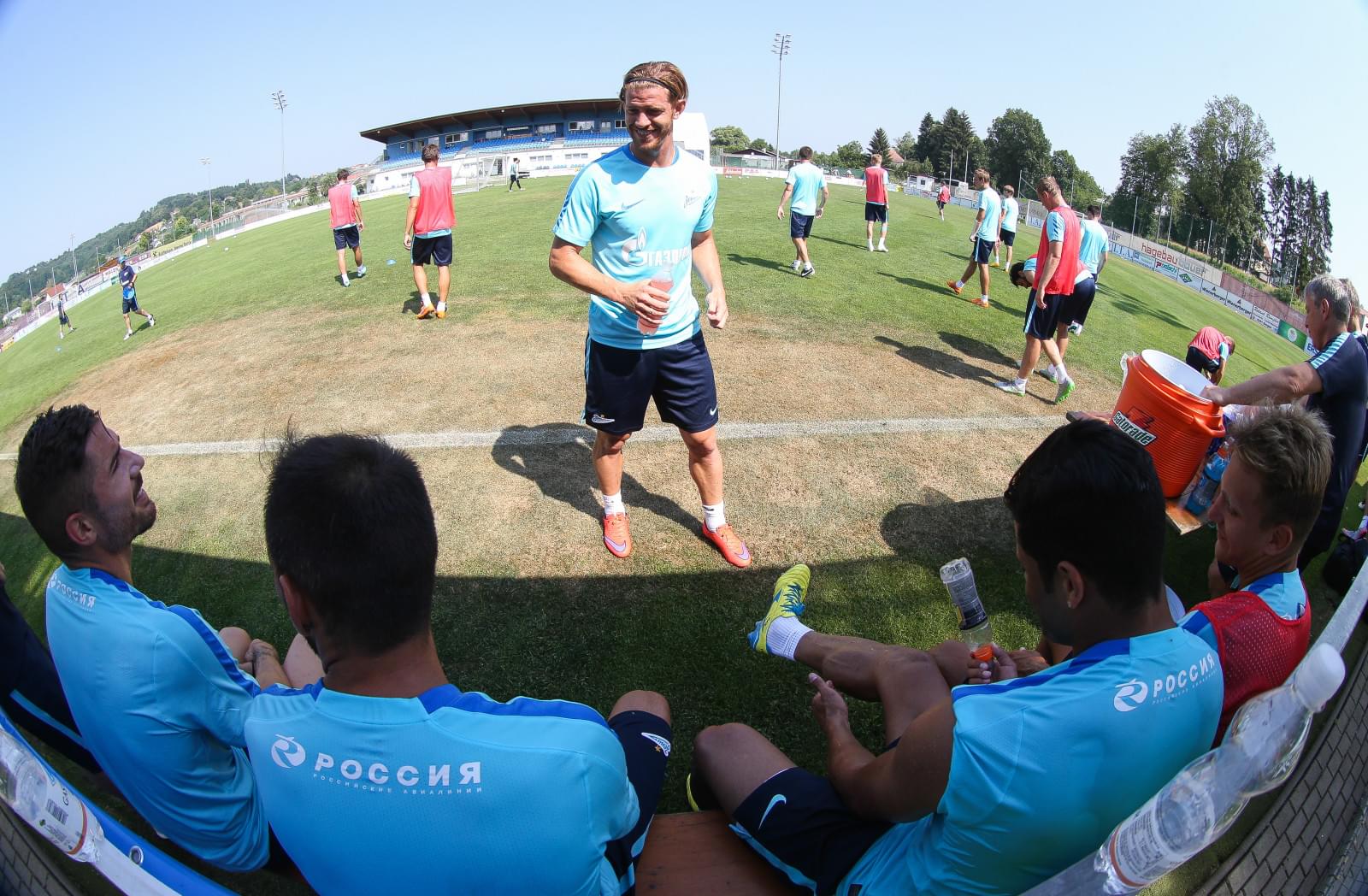 Сборы в Австрии: 2 июля, утренняя тренировка