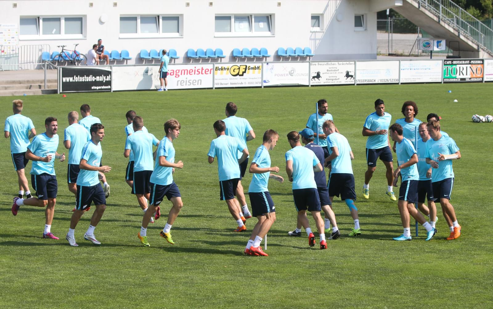 Сборы в Австрии: 2 июля, утренняя тренировка