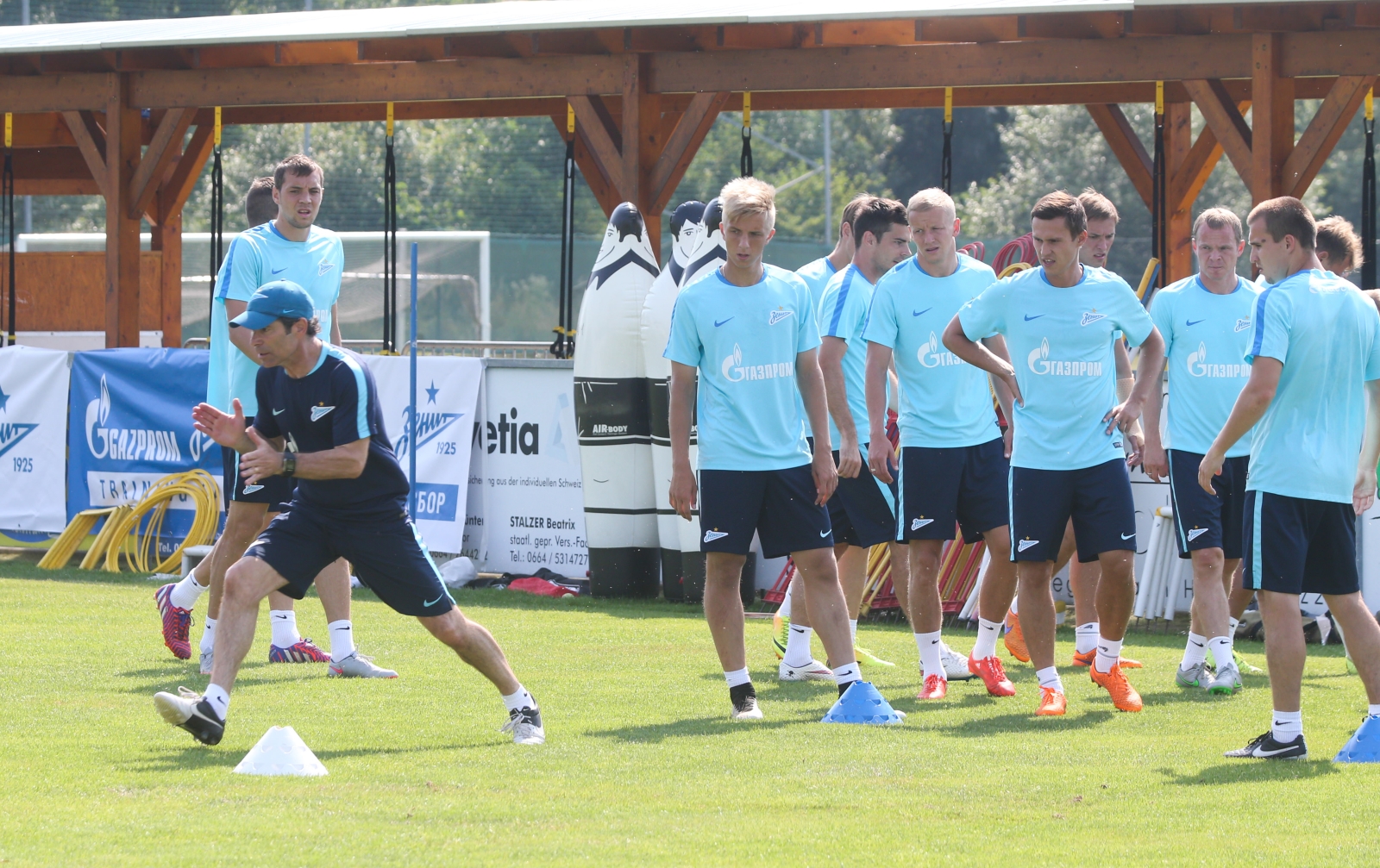 Сборы в Австрии: 2 июля, утренняя тренировка