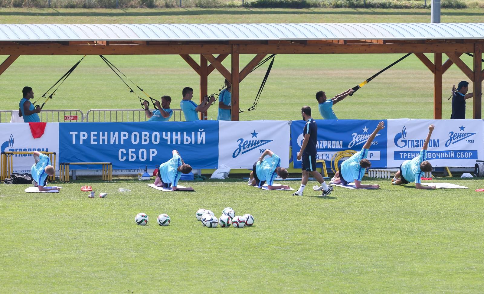 Сборы в Австрии: 2 июля, утренняя тренировка