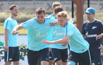 Сборы в Австрии: 2 июля, утренняя тренировка