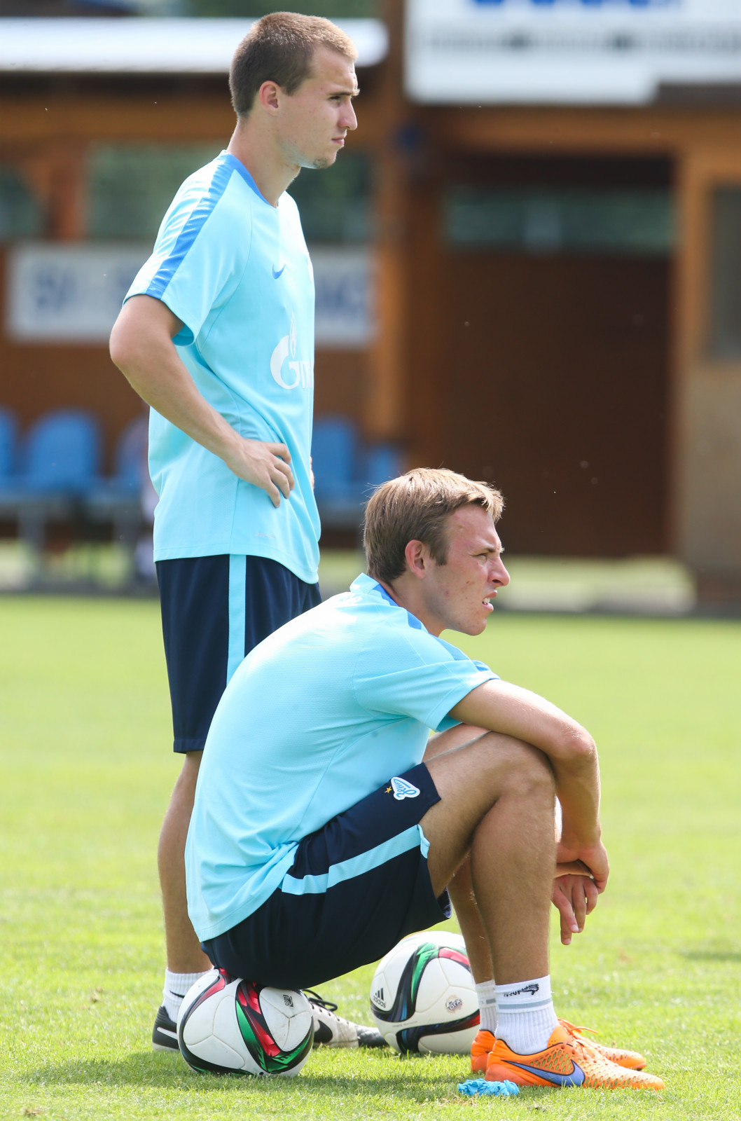 Сборы в Австрии: 8 июля, утренняя тренировка