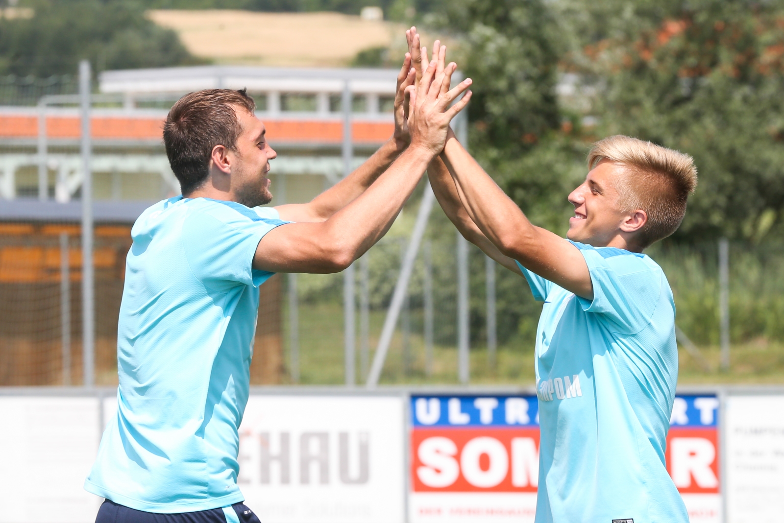 Сборы в Австрии: 8 июля, утренняя тренировка