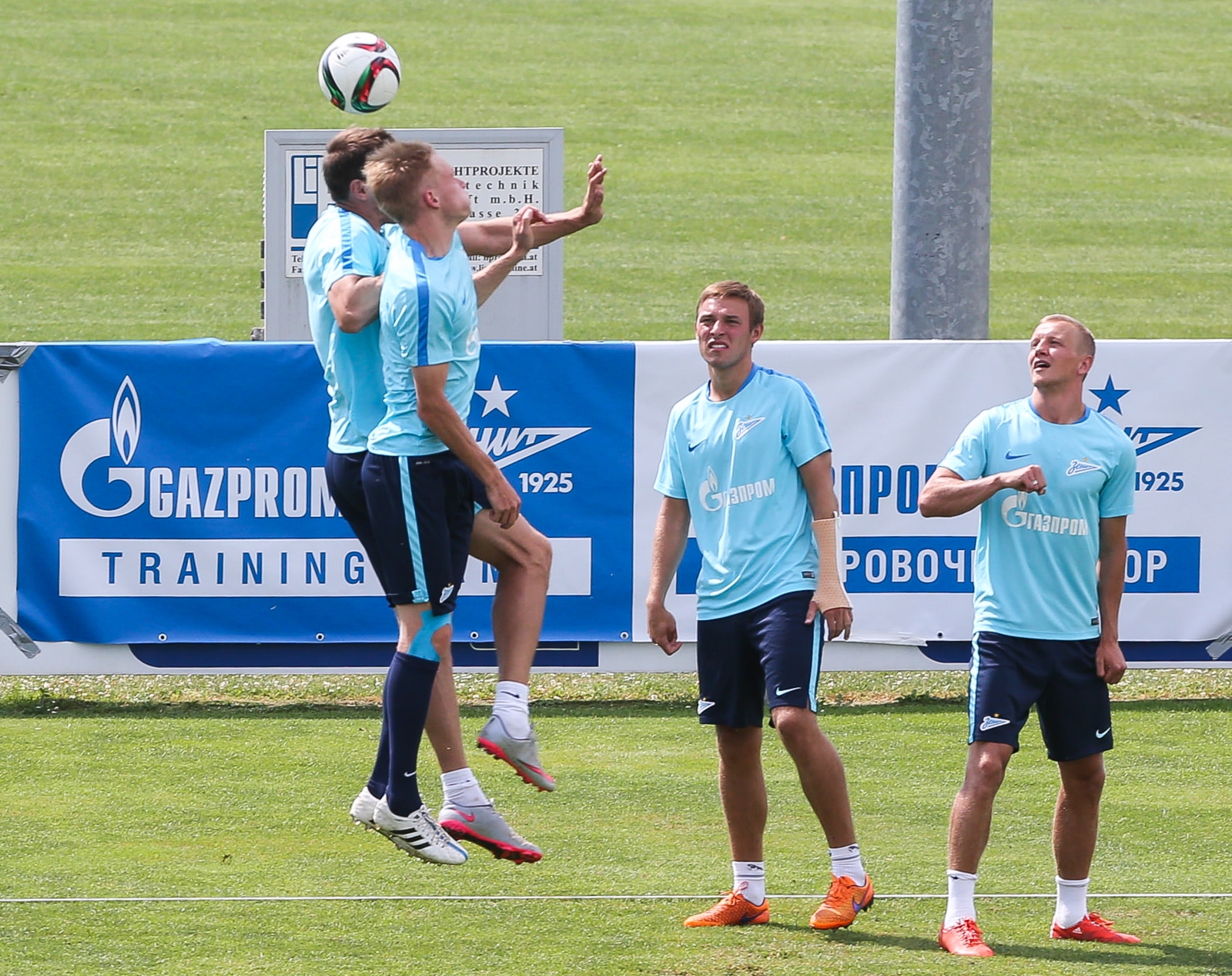 Сборы в Австрии: 8 июля, утренняя тренировка