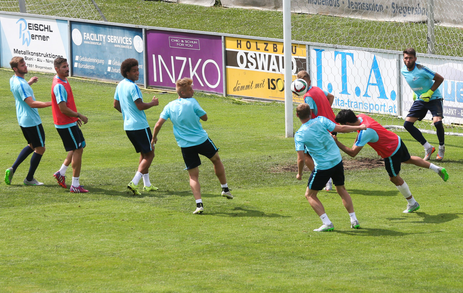 Сборы в Австрии: 8 июля, утренняя тренировка