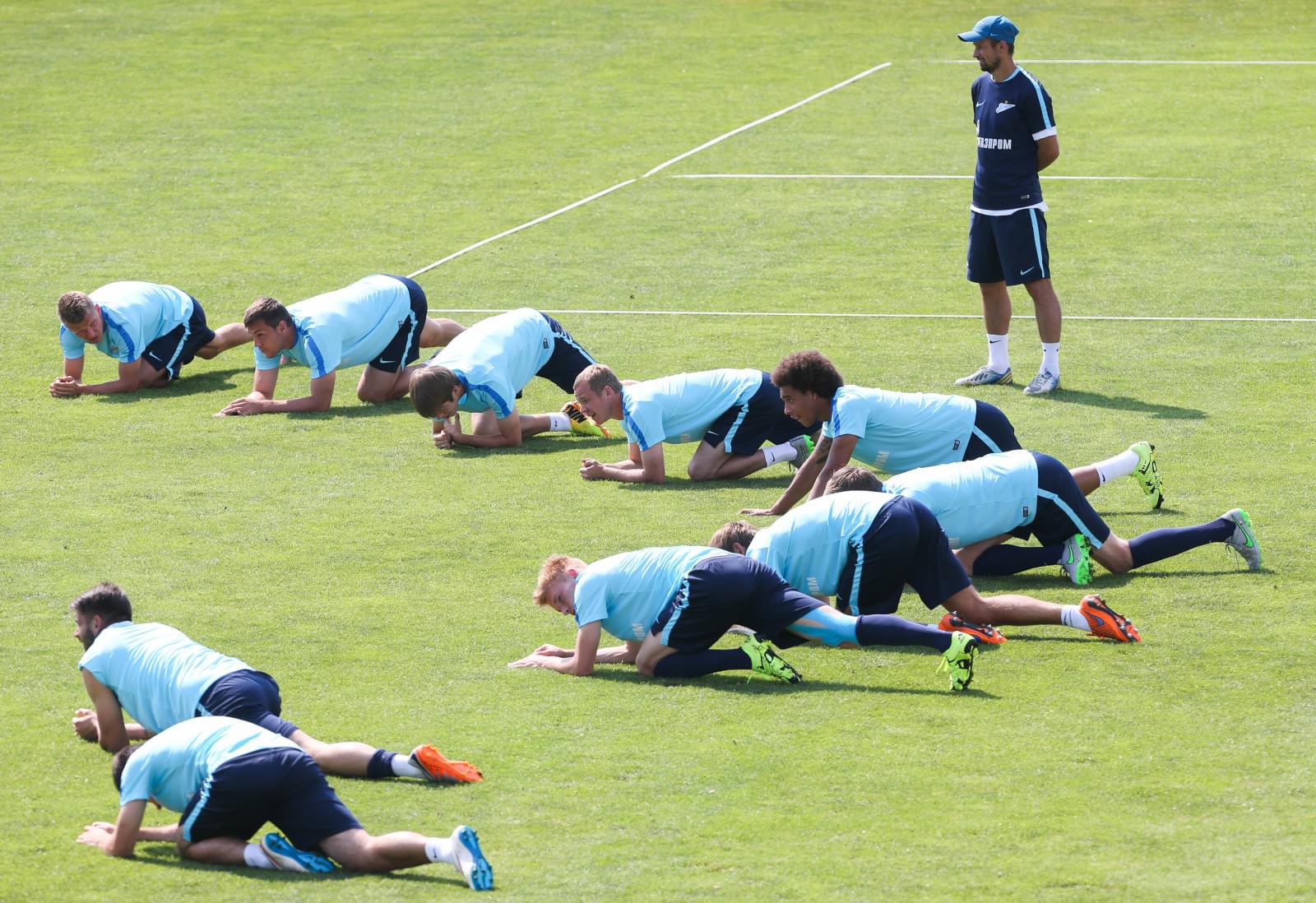 Сборы в Австрии: 8 июля, утренняя тренировка