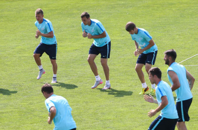 Сборы в Австрии: 8 июля, утренняя тренировка