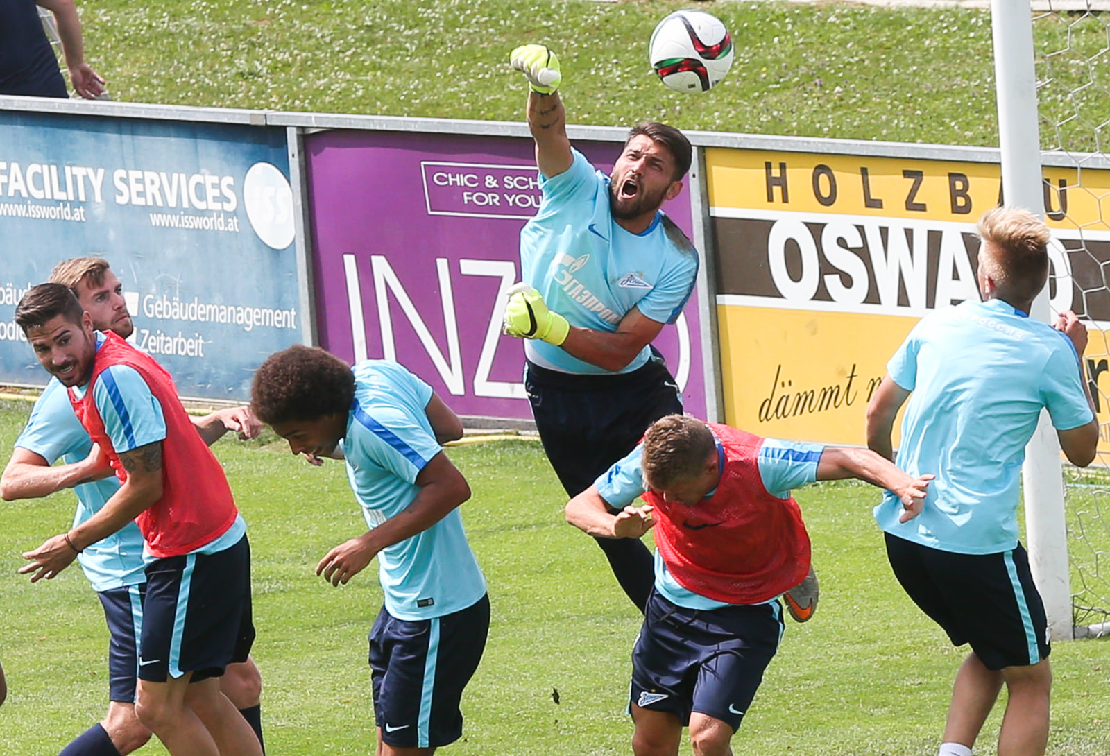 Сборы в Австрии: 8 июля, утренняя тренировка