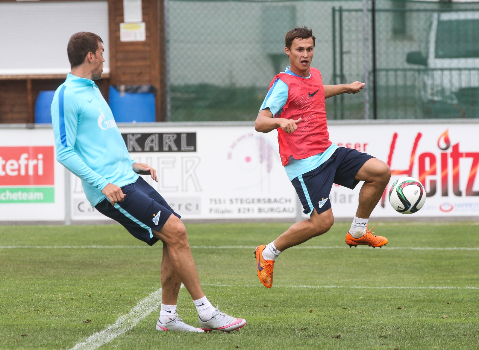 Сборы в Австрии: 9 июля, утренняя тренировка