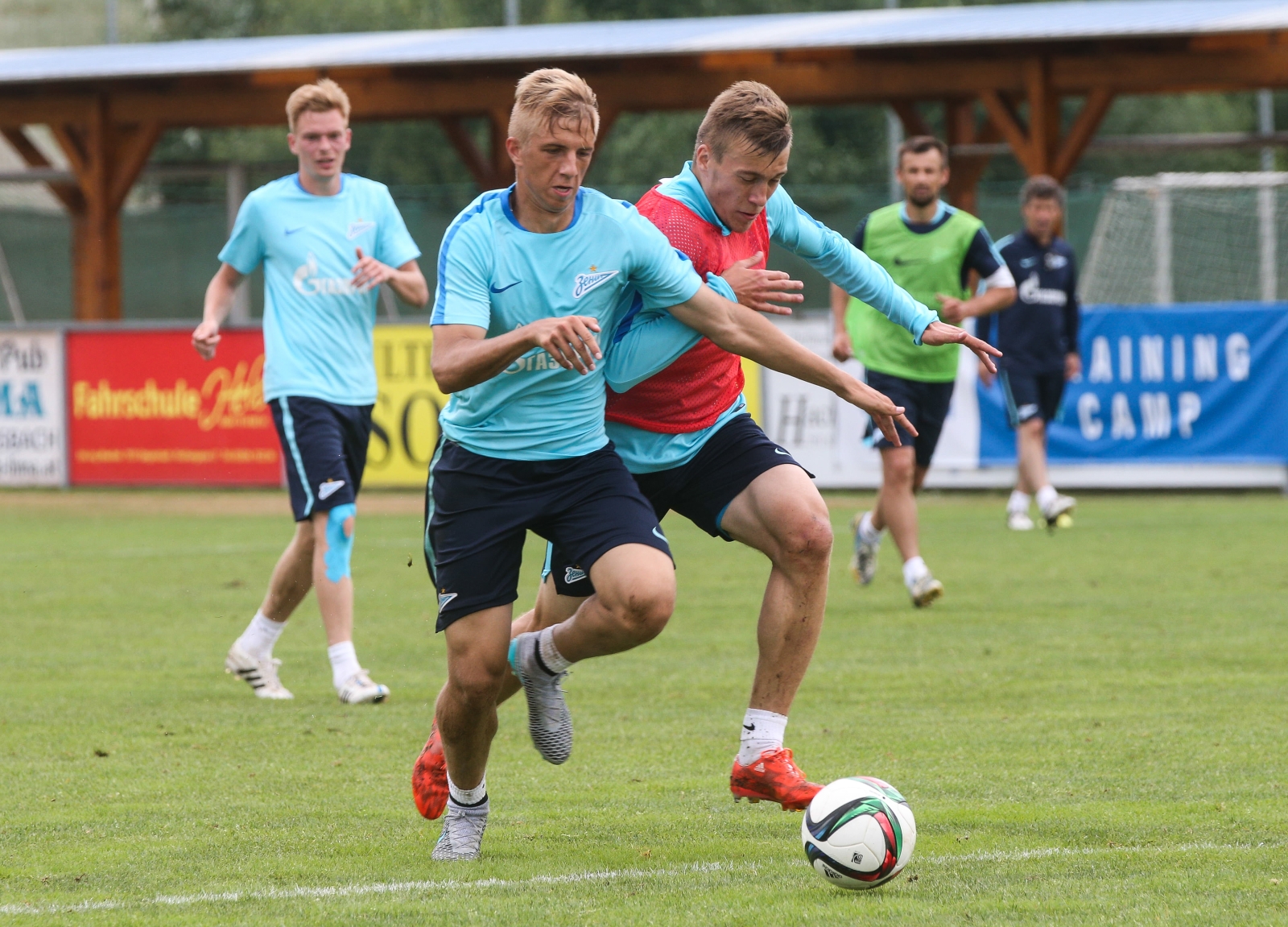 Сборы в Австрии: 9 июля, утренняя тренировка