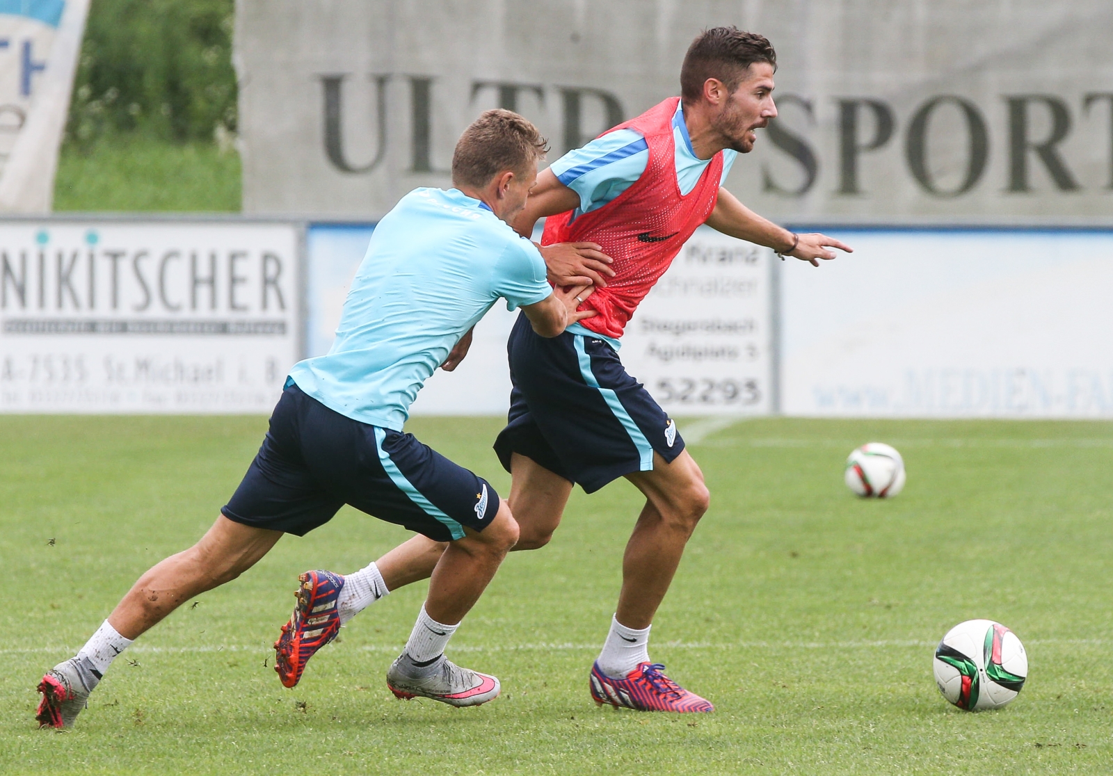 Сборы в Австрии: 9 июля, утренняя тренировка