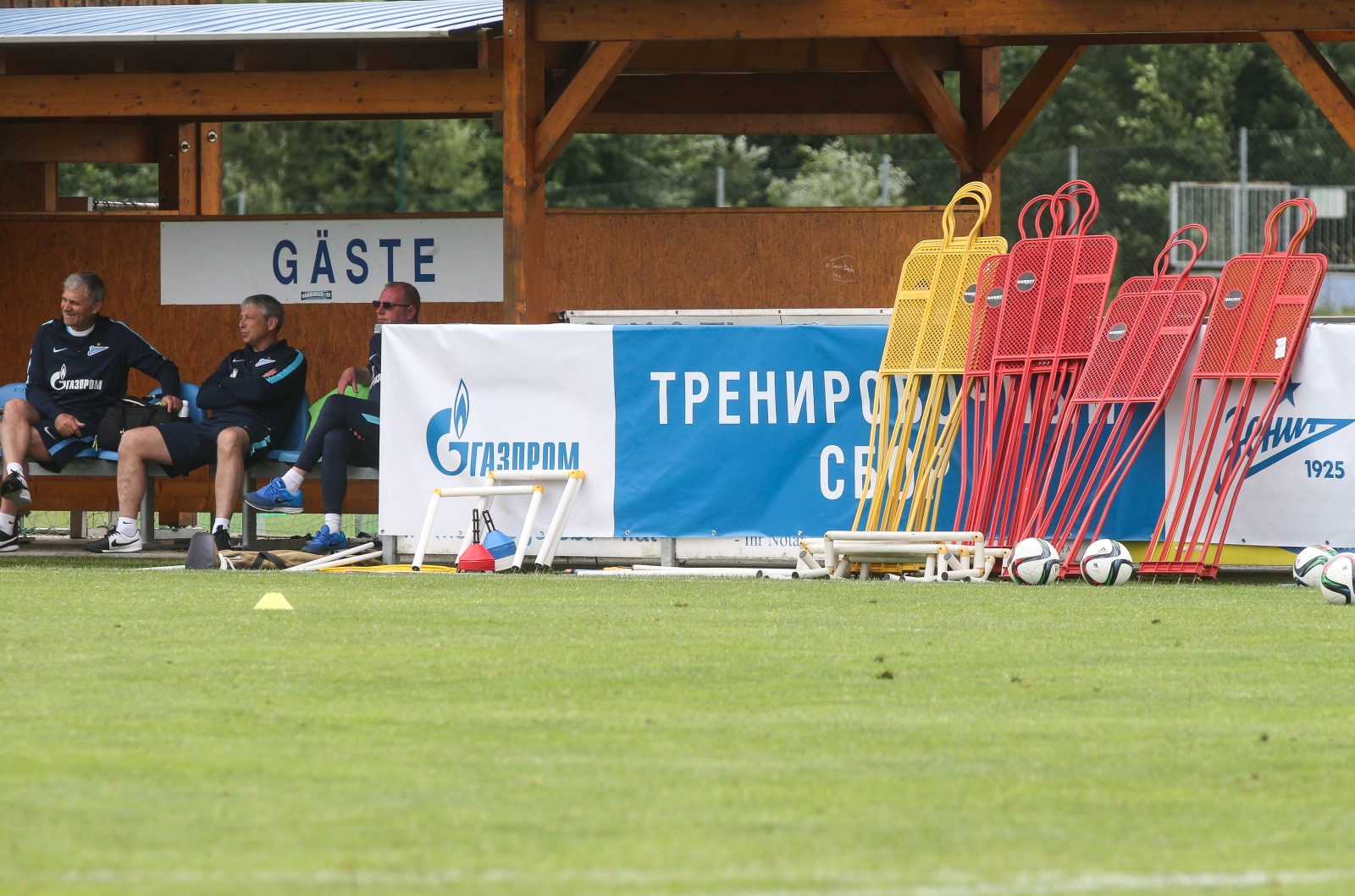 Сборы в Австрии: 9 июля, утренняя тренировка