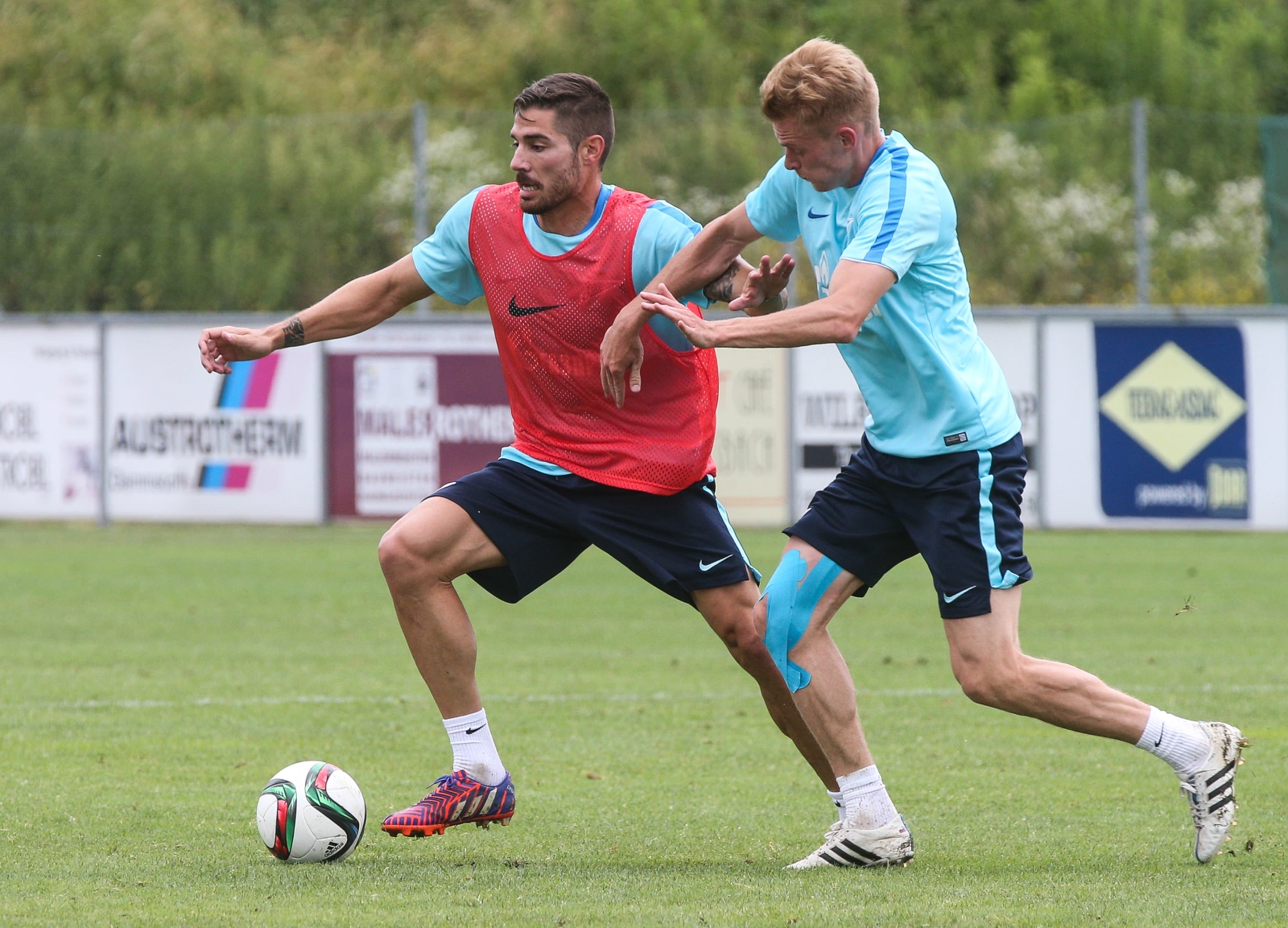 Сборы в Австрии: 9 июля, утренняя тренировка