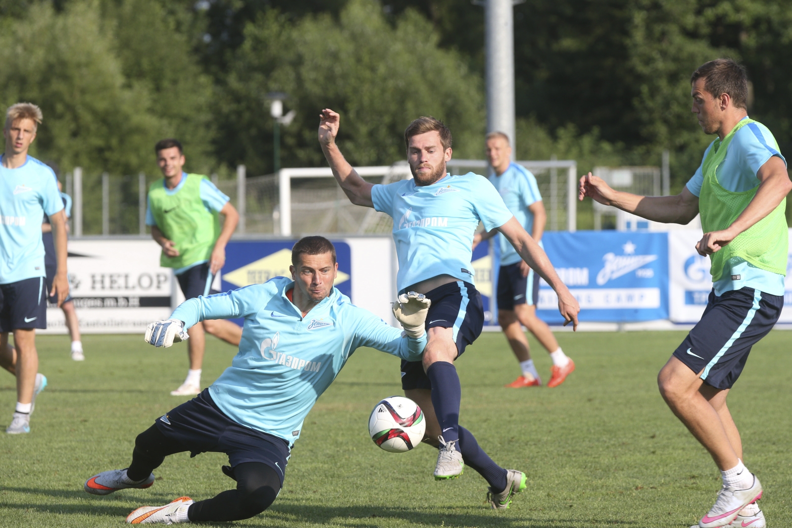 Сборы в Австрии: 2 июля, утренняя тренировка