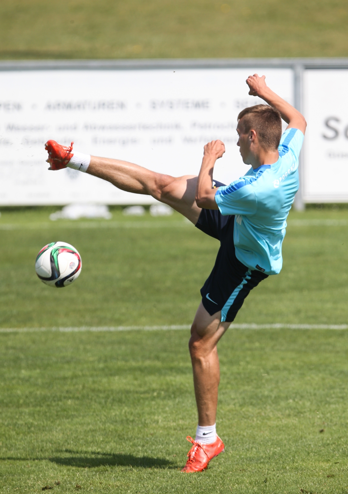 Сборы в Австрии: 10 июля, утренняя тренировка