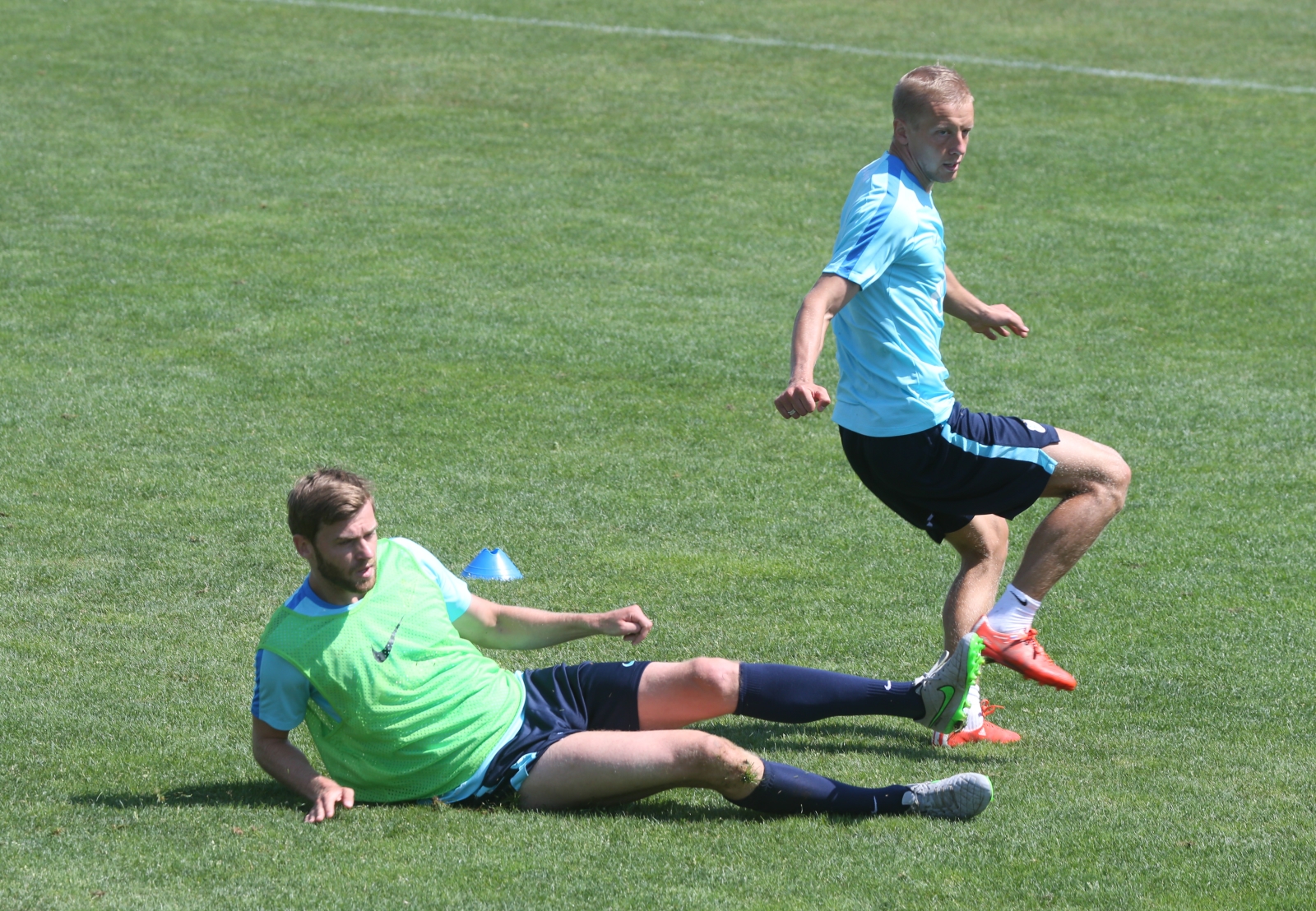 Сборы в Австрии: 10 июля, утренняя тренировка