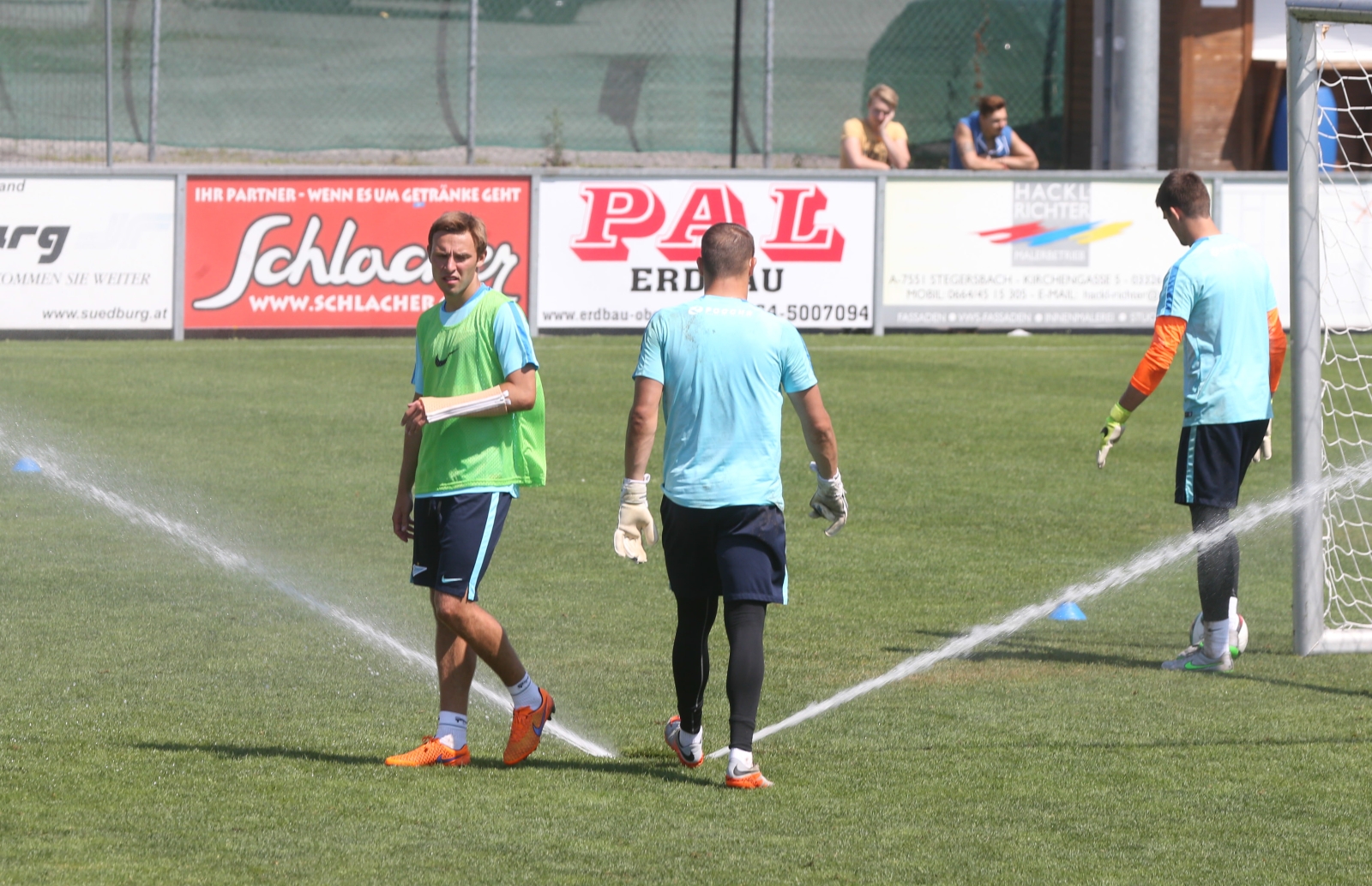 Сборы в Австрии: 10 июля, утренняя тренировка