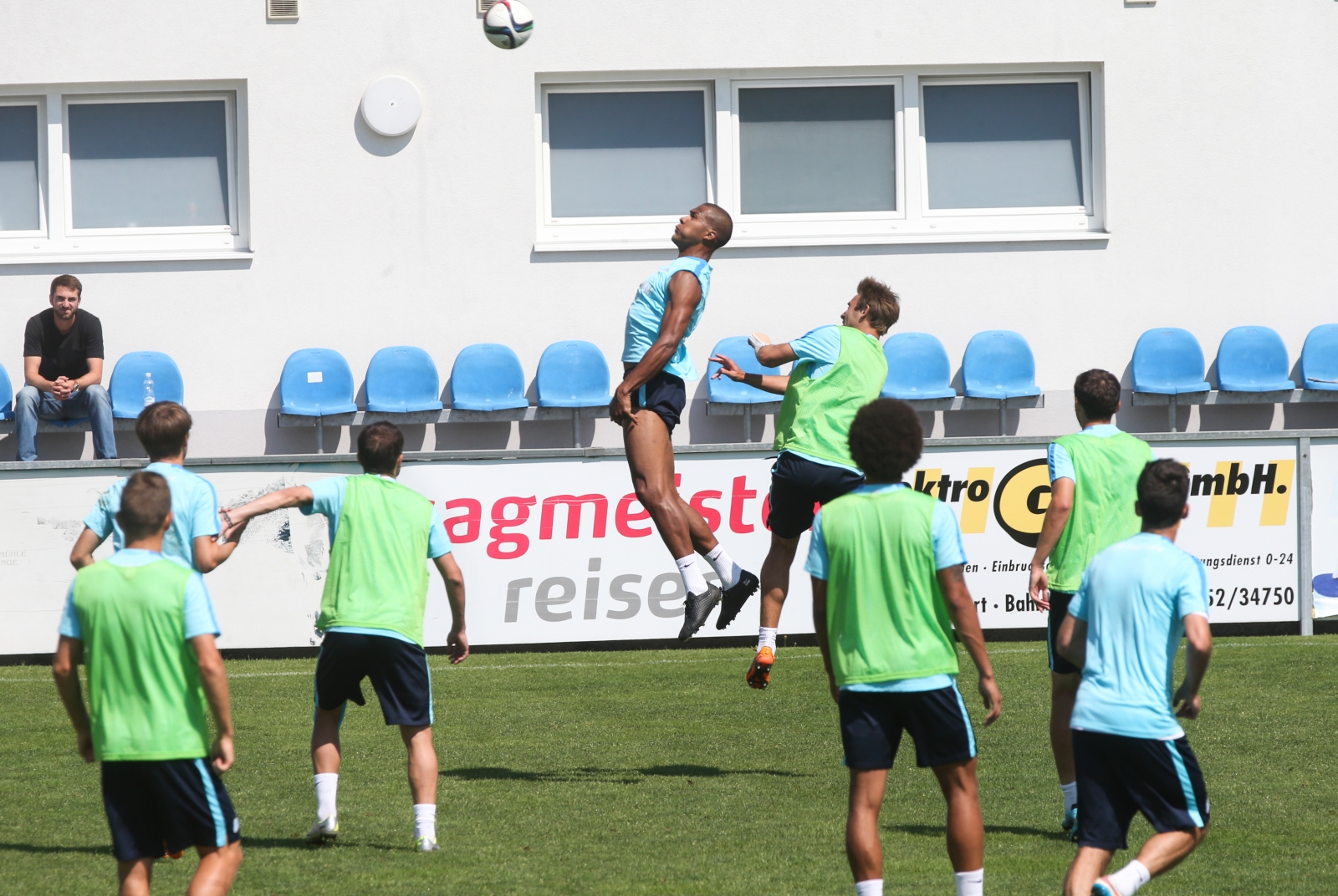 Сборы в Австрии: 10 июля, утренняя тренировка