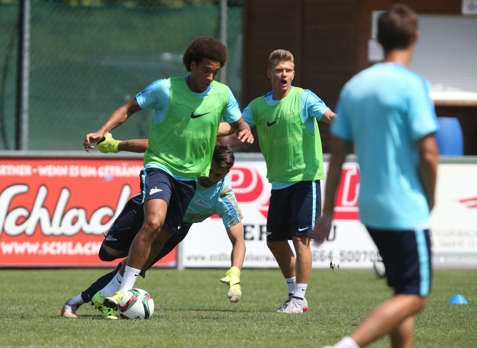 Сборы в Австрии: 10 июля, утренняя тренировка