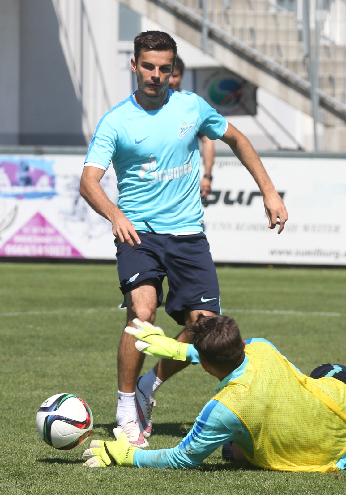 Сборы в Австрии: 11 июля, утренняя тренировка