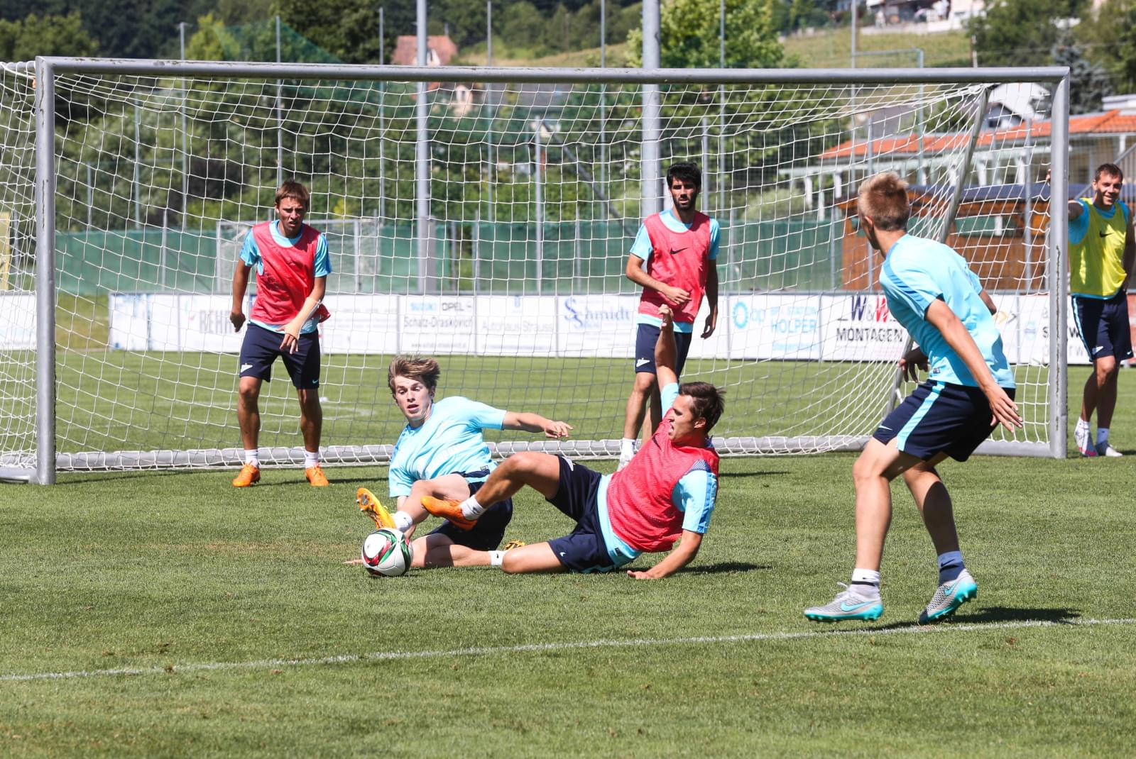 Сборы в Австрии: 11 июля, утренняя тренировка