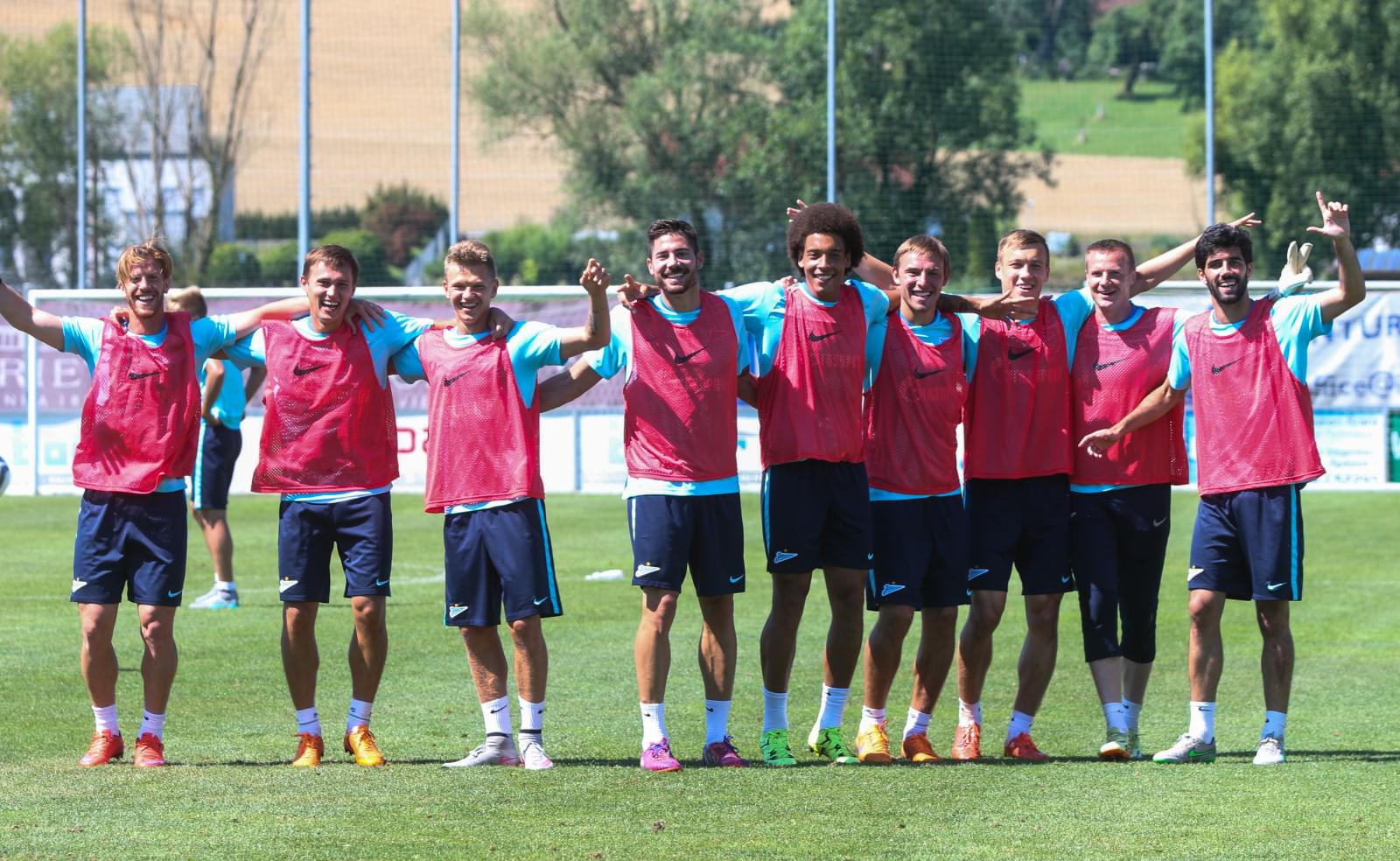 Сборы в Австрии: 11 июля, утренняя тренировка