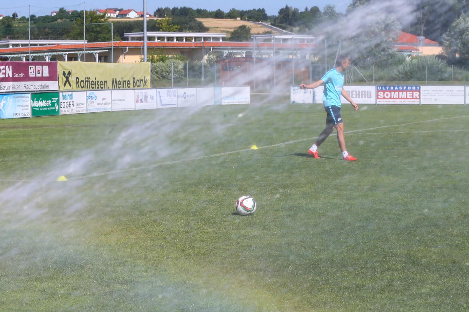 Сборы в Австрии: 11 июля, утренняя тренировка