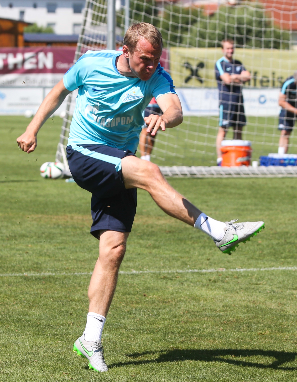 Сборы в Австрии: 11 июля, утренняя тренировка