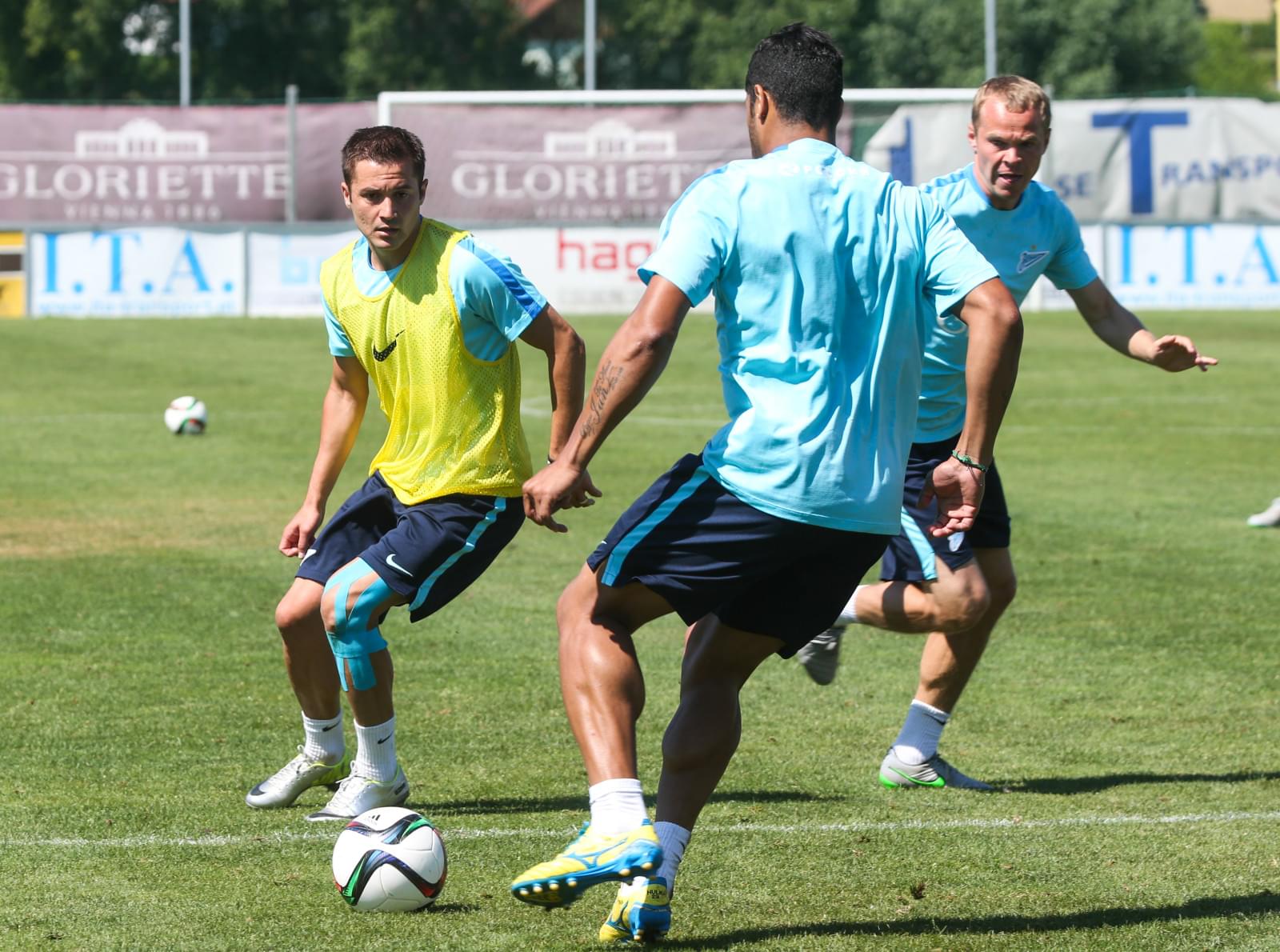 Сборы в Австрии: 11 июля, утренняя тренировка