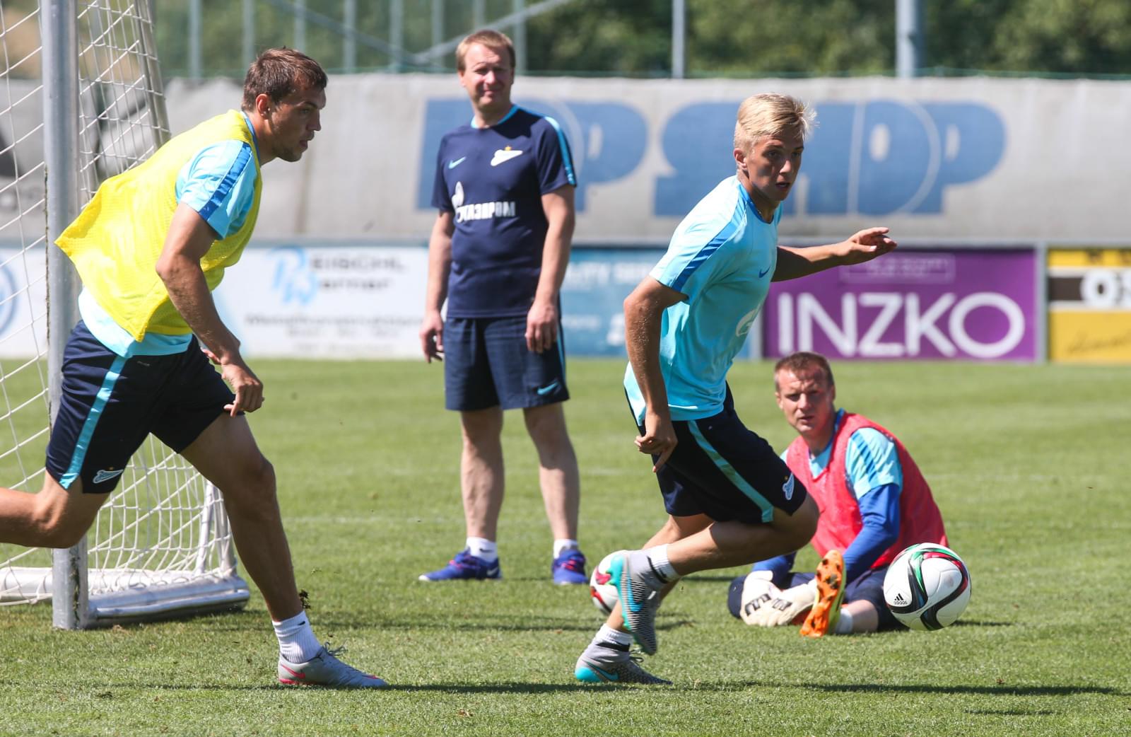 Сборы в Австрии: 11 июля, утренняя тренировка