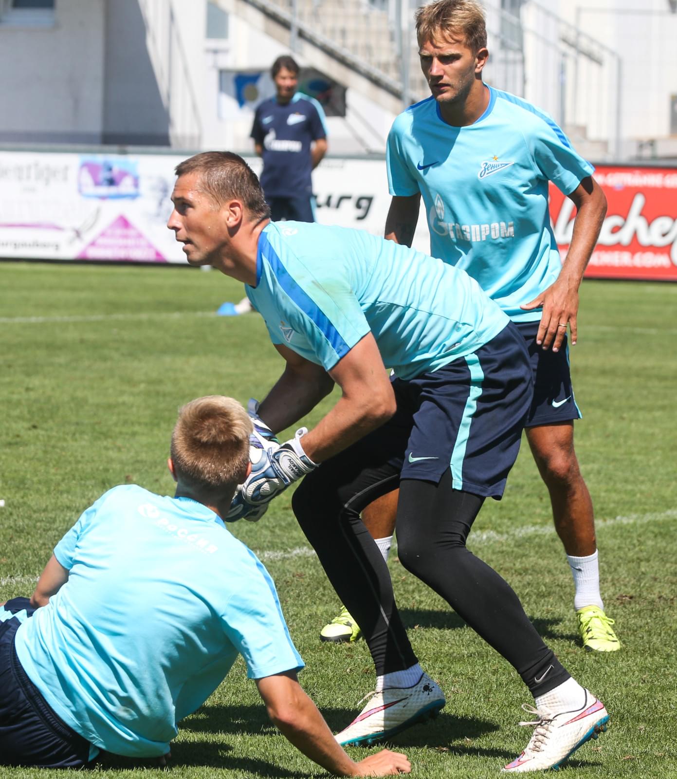 Сборы в Австрии: 11 июля, утренняя тренировка