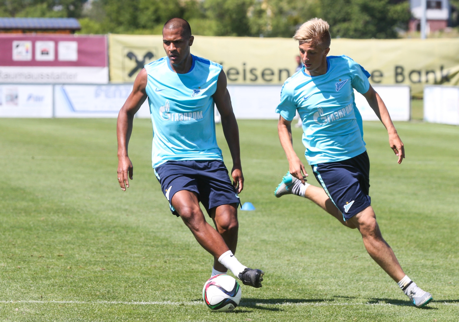 Сборы в Австрии: 11 июля, утренняя тренировка