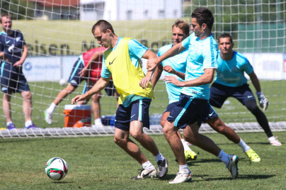 Сборы в Австрии: 11 июля, утренняя тренировка