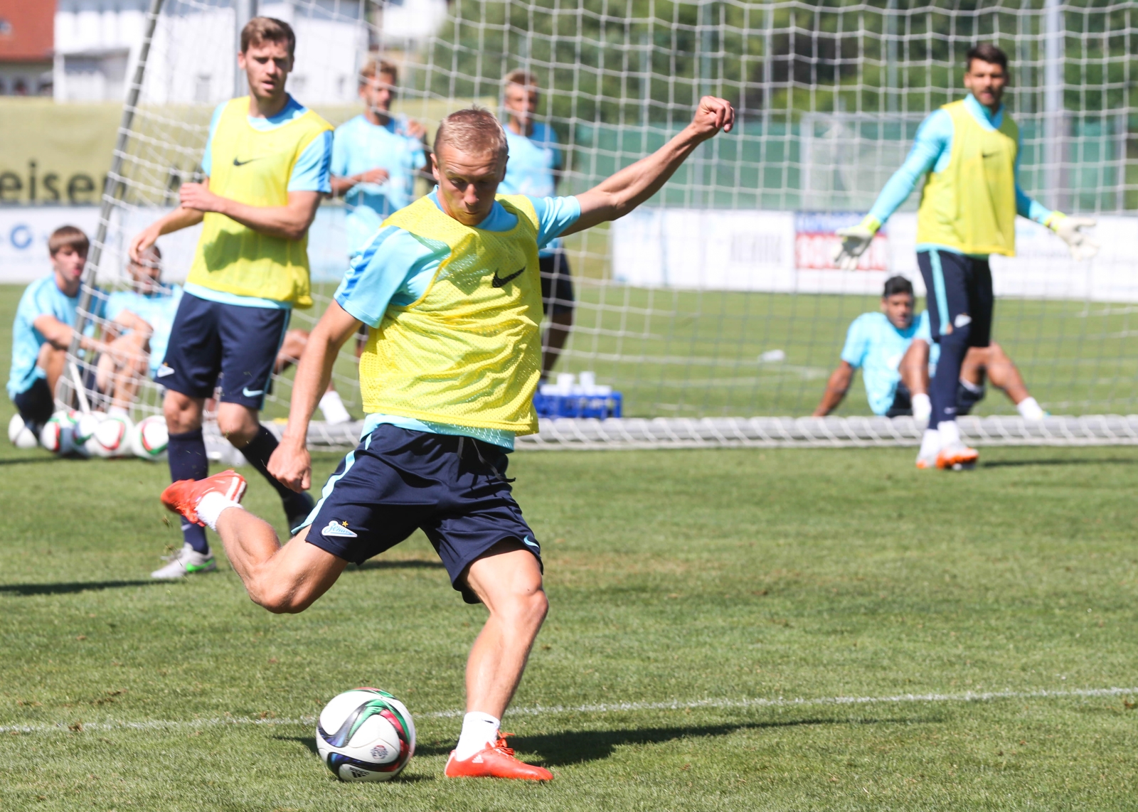 Сборы в Австрии: 11 июля, утренняя тренировка