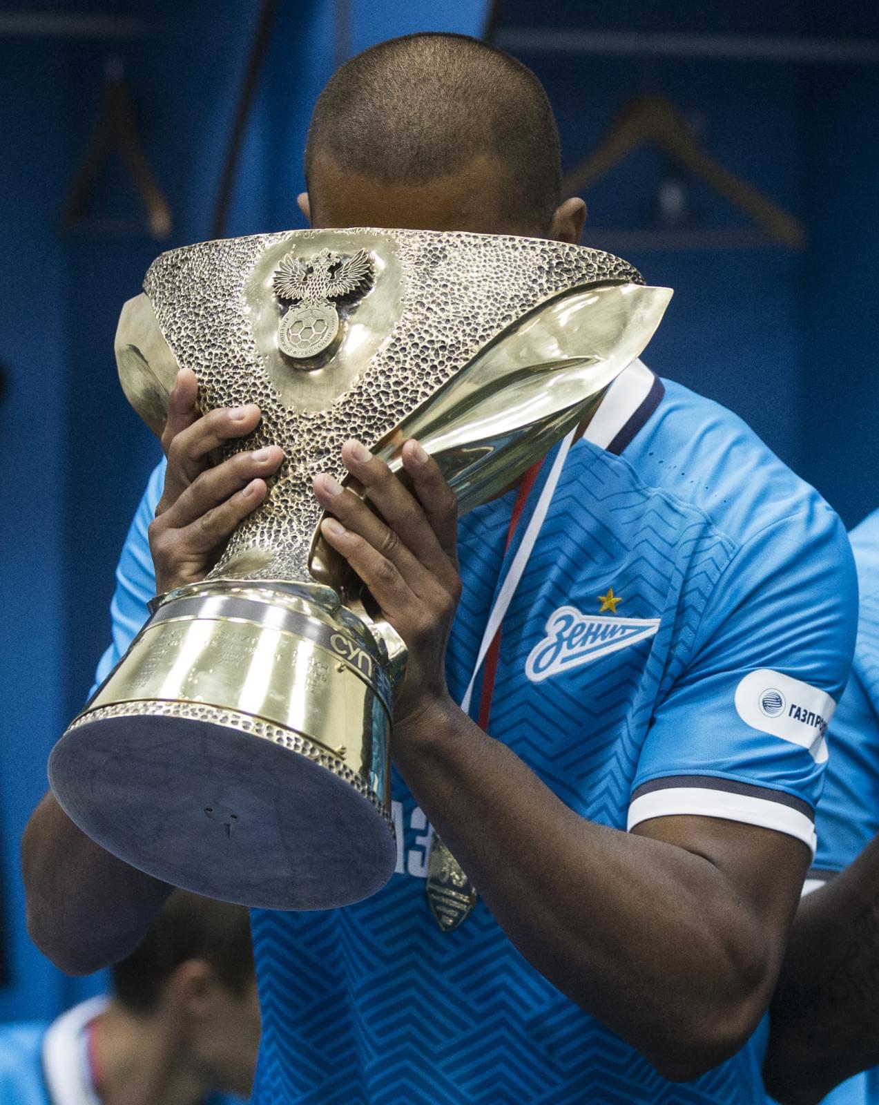 Празднование в раздевалке после матча Суперкубок России 2015, «Зенит» — «Локомотив»