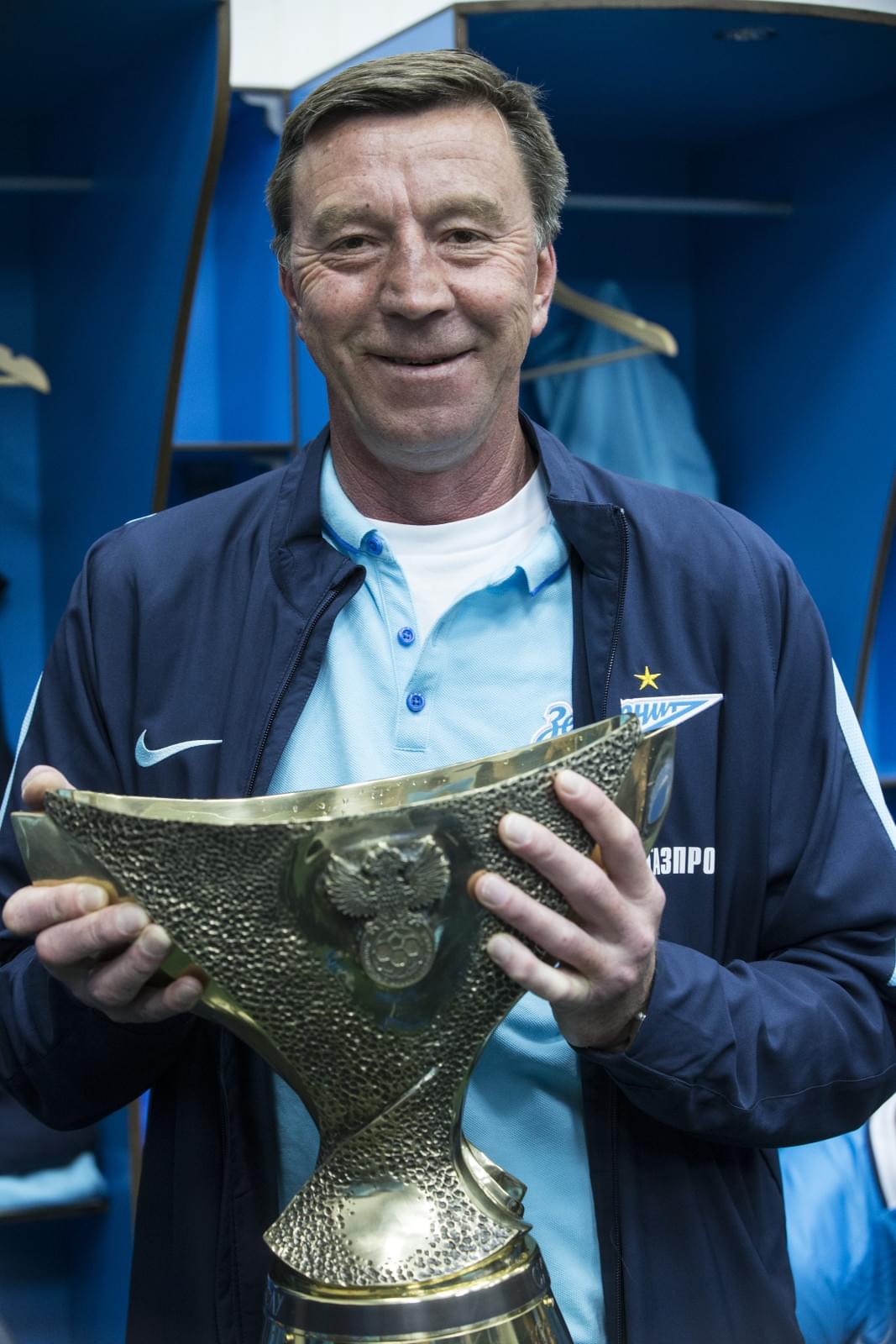 Празднование в раздевалке после матча Суперкубок России 2015, «Зенит» — «Локомотив»