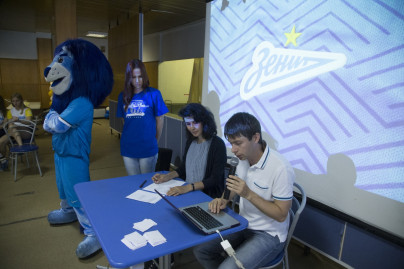 Голубой Лев посетил детский лагерь в Ольгино