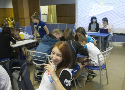 Голубой Лев посетил детский лагерь в Ольгино