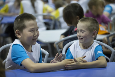 Голубой Лев посетил детский лагерь в Ольгино