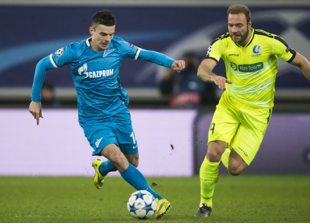 Лига Чемпионов УЕФА 2015/16, «Гент» — «Зенит»