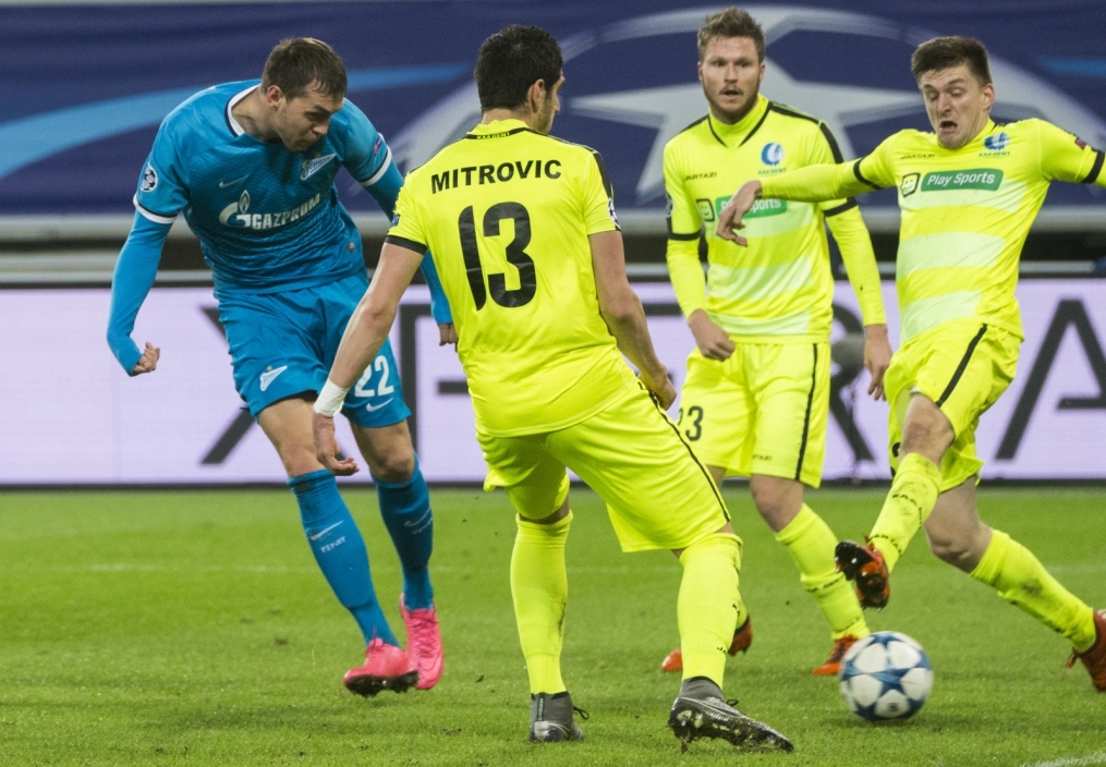 Лига Чемпионов УЕФА 2015/16, «Гент» — «Зенит»