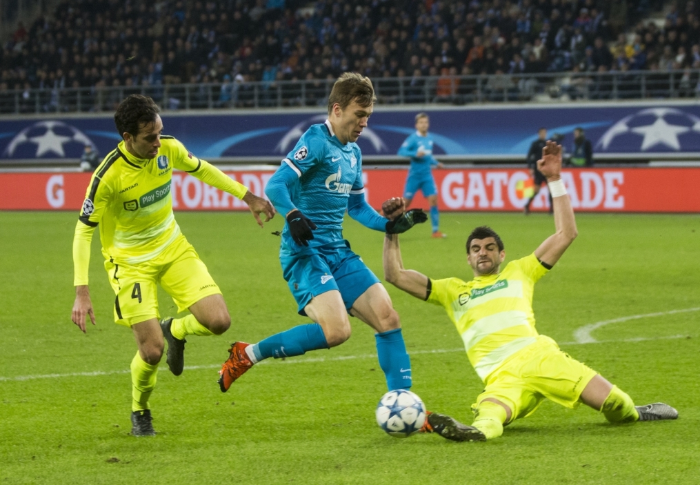 Лига Чемпионов УЕФА 2015/16, «Гент» — «Зенит»