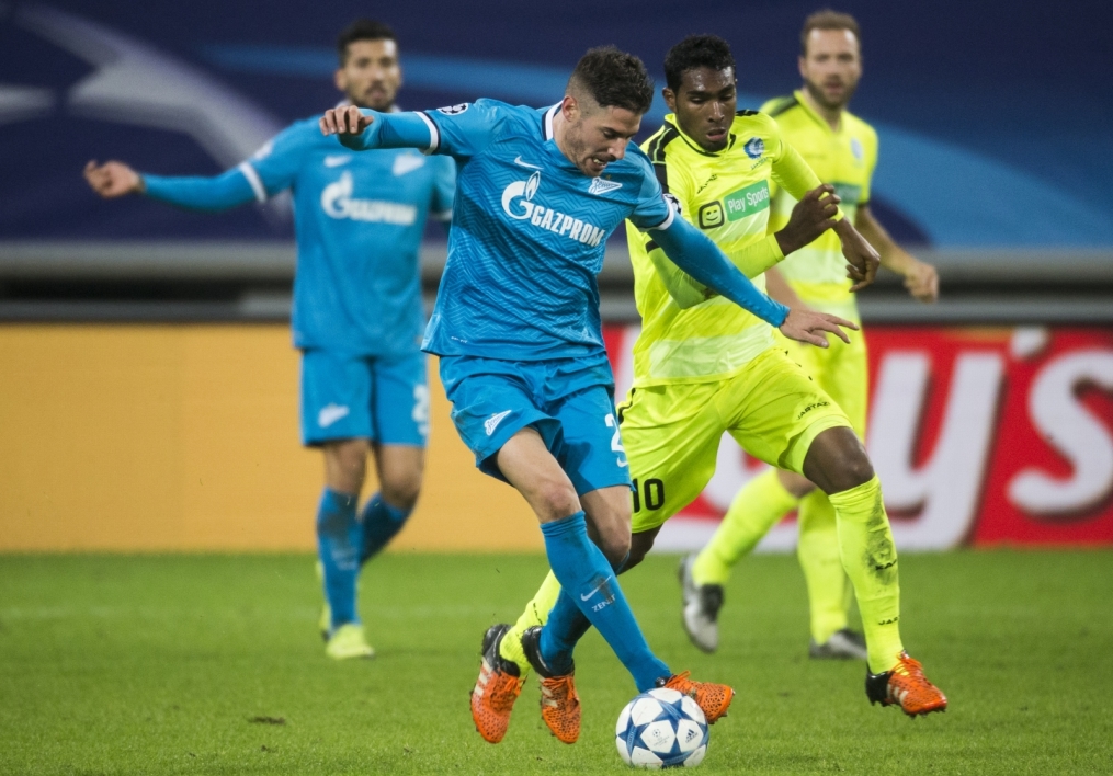 Лига Чемпионов УЕФА 2015/16, «Гент» — «Зенит»